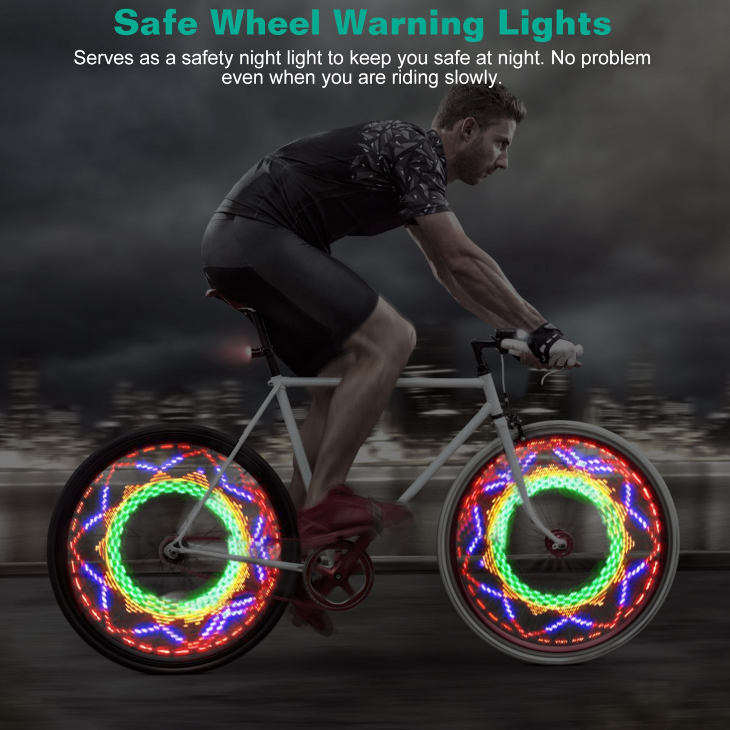 Lumières de vélo GBruno 32LED Patterns - 2 pièces
