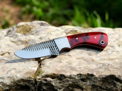 Heritage Cowboy Belt Knife – Premium Resin Handle with Sheath - Korvel