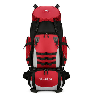 90L Large Capacity Outdoor Travel Backpack For Men, Waterproof And Durable Hiking Bag, Cotton Quilt, Luggage, Work Backpack - Korvel