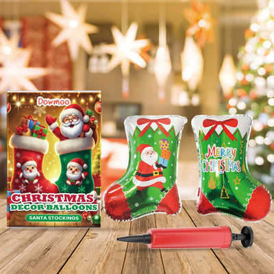 Christmas Balloons Balloon Standing Santa Claus Reindeer Christmas Tree Event Atmosphere Arrangement - Korvel