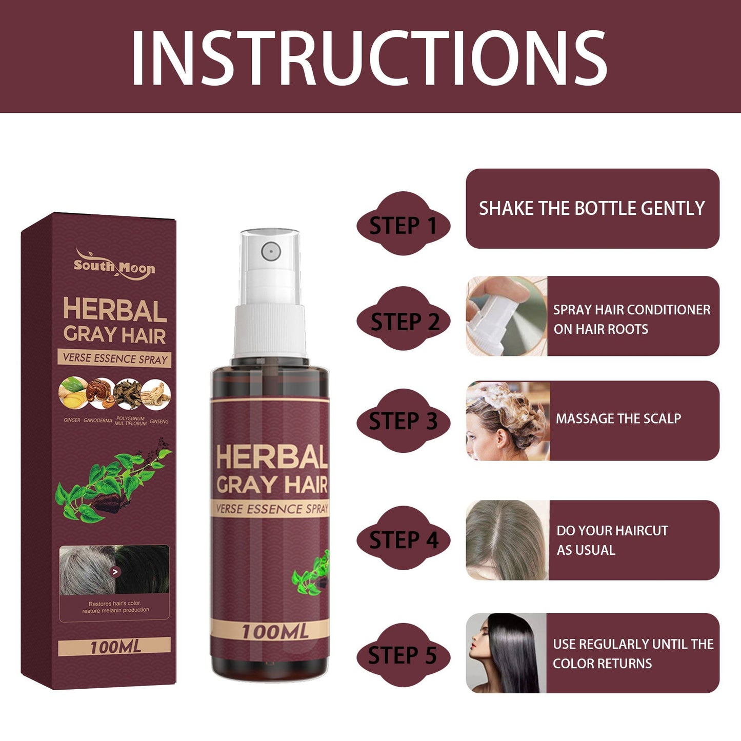 Herbal Black Hair Essence Conditioner