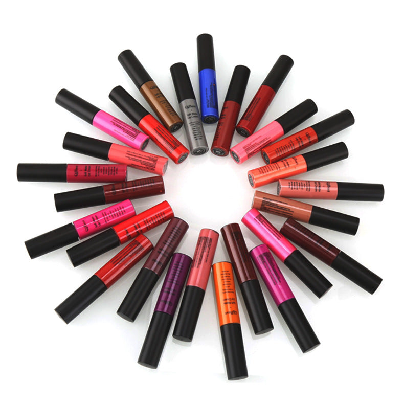 Qibest 34 Colores Brillo de Labios Líquido Mate