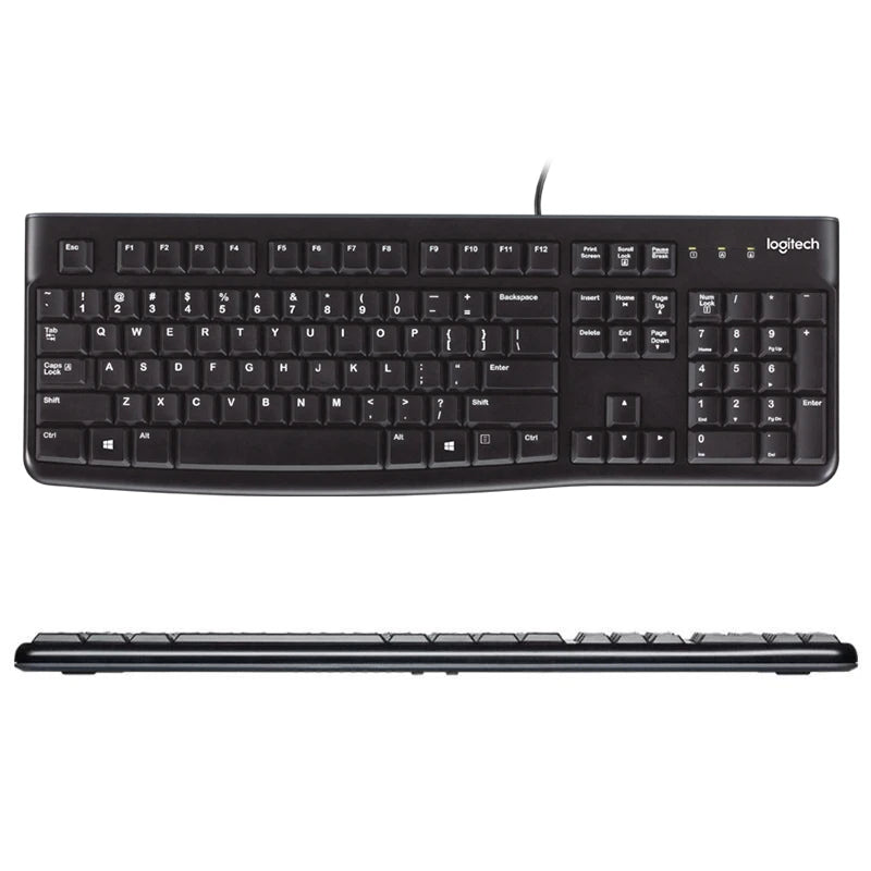 Logitech K120 Wired USB Keyboard - Durable & Reliable