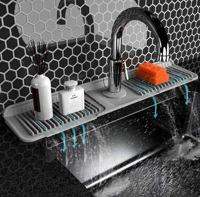 Faucet Guard Mat - Premium Silicone Sink Accessory