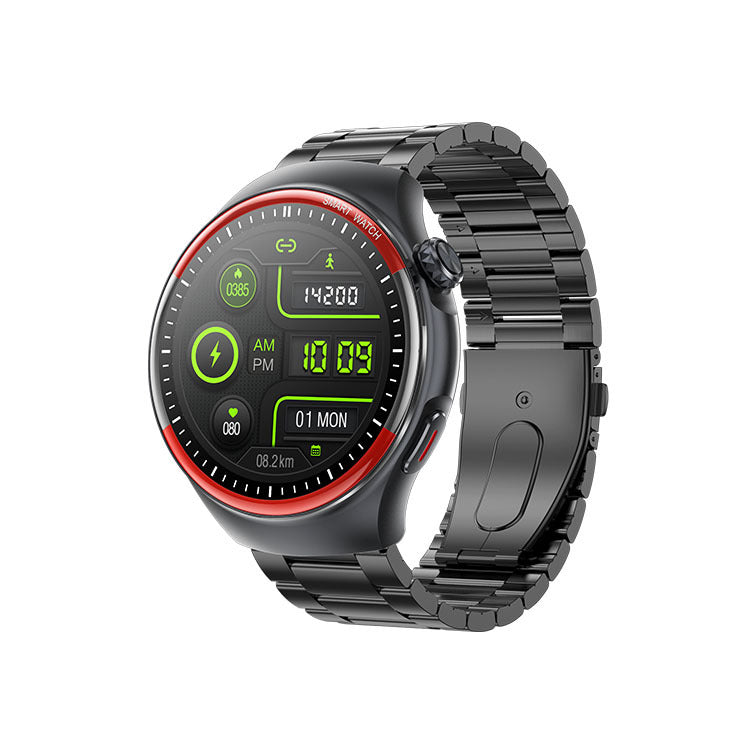 New T82 Bluetooth call 1.4AMOLDE HD non-invasive blood sugar monitoring NFC body temperature SOS heart rate - Korvel