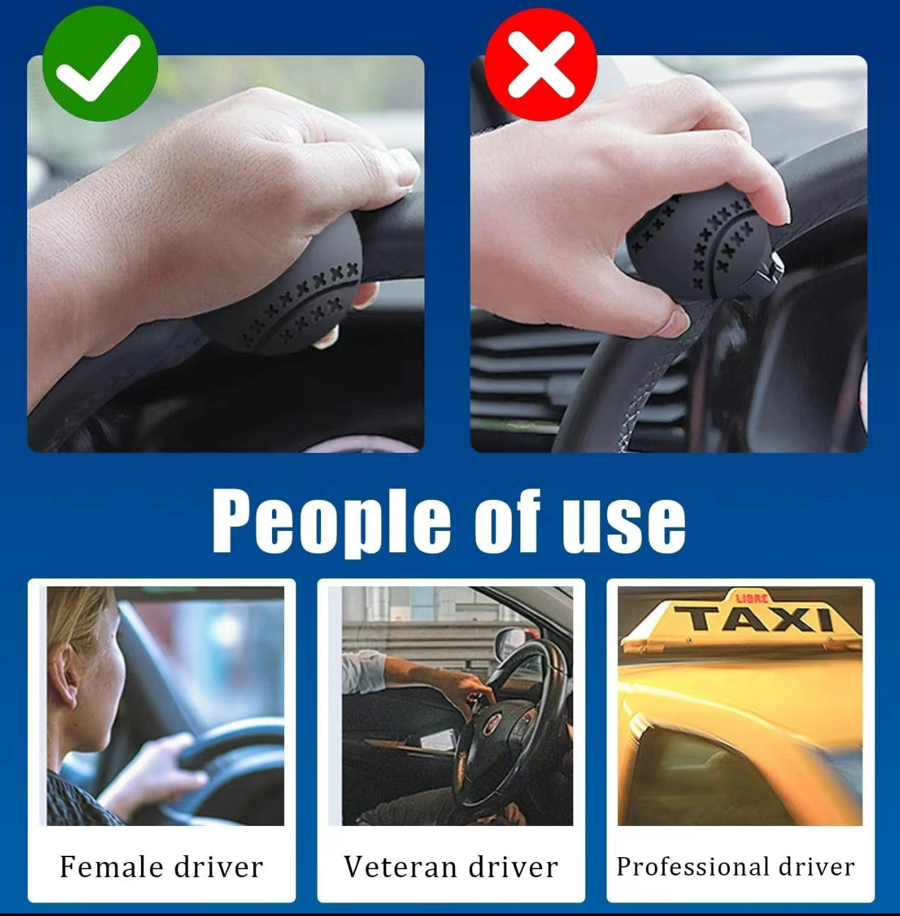 Spin Grip Steering Knob - Korvel