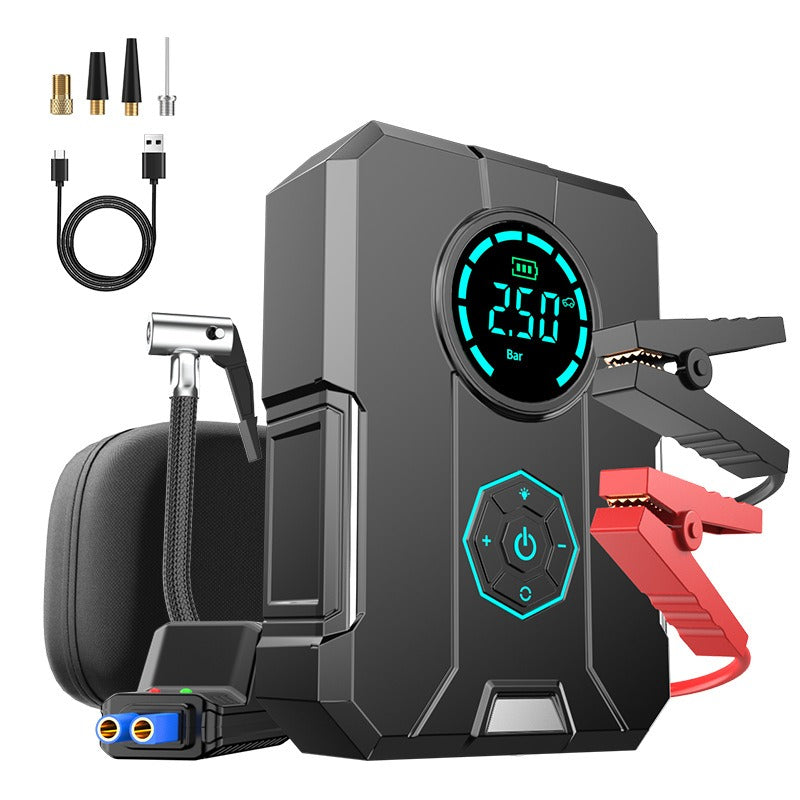 Car mounted tire inflator emergency start power supply Jump Starter - Korvel