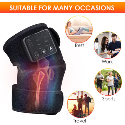 New Product Hailicare Electric Heating Knee Pads Charging Knee Joint Care Pads Hot Compress Vibration Massage - Korvel