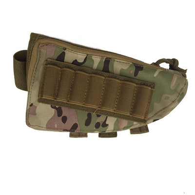 Hunting Pouch 7 Shells Butt Stock Shell Cartridge Holder Ammo Carrier Tactical Pouch - Korvel