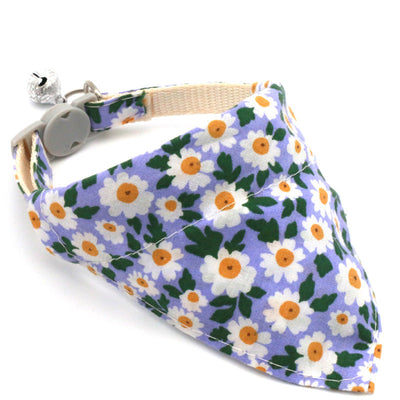 Bufanda Triangular Floral Margarita para Mascotas