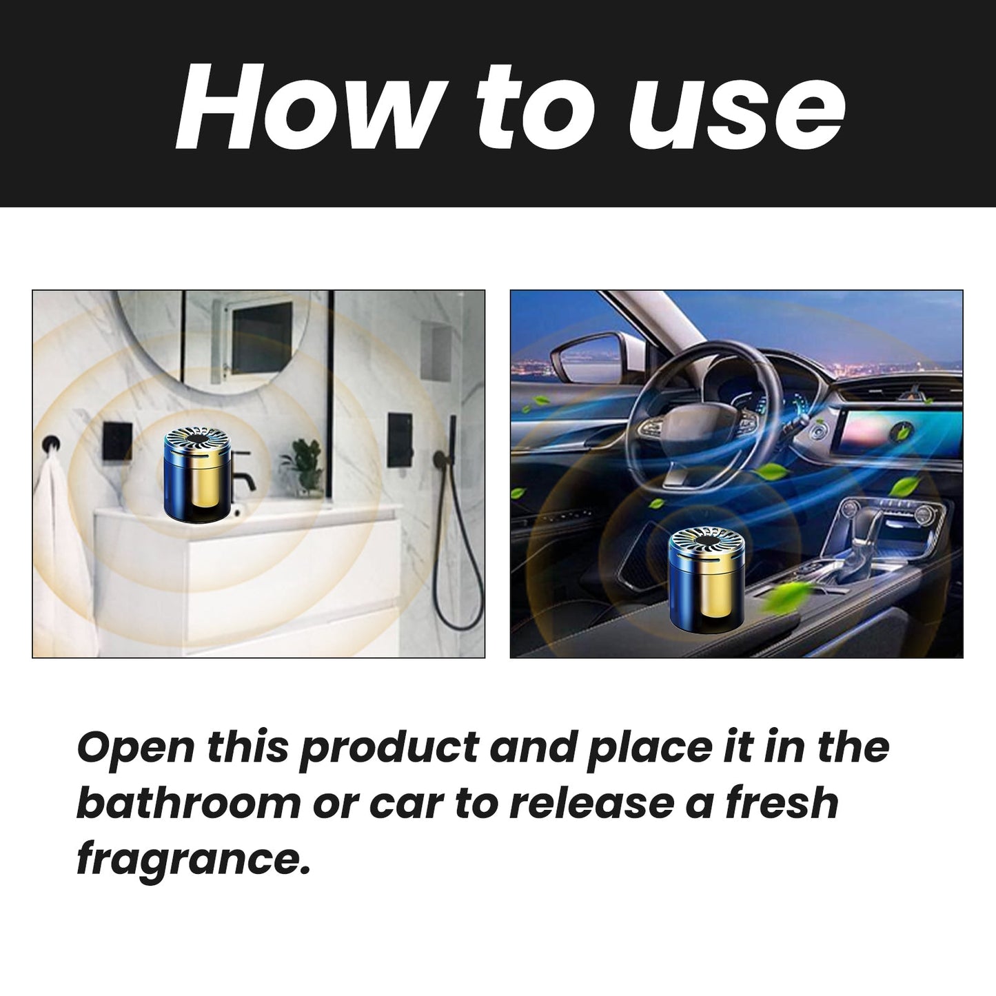 Portable Aromatherapy Diffuser for Home and Car
