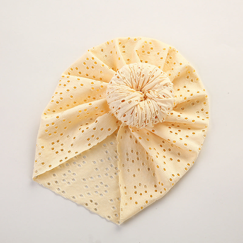 Baby Pullover Cap Cute Lace Hole Donut Baby Indian Tire Cap Children's Headwear - Korvel