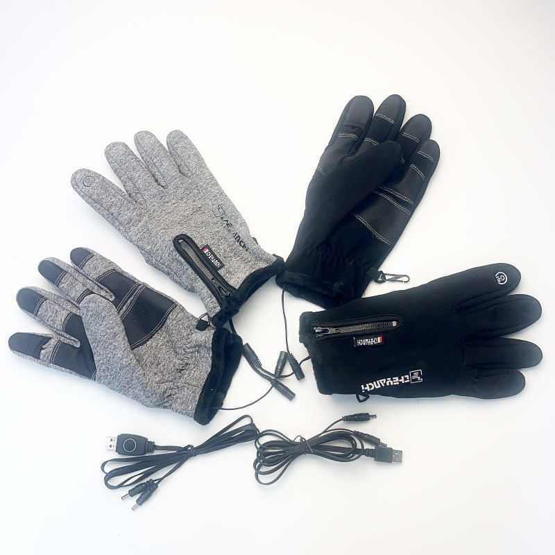USB Electric Heated Fishing Gloves - Touch Screen Compatible