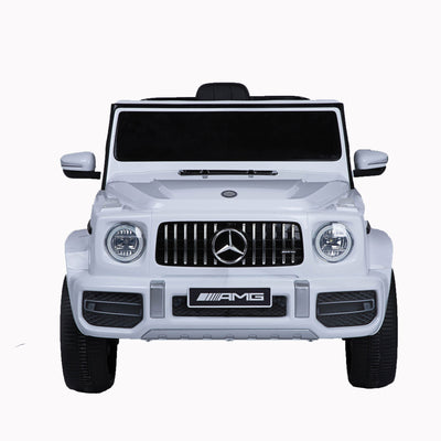 Mercedes Benz G63 Children's Electric Vehicle with Remote Control 12V Music, Horn, Spring Suspension, Safety Lock and License - Korvel