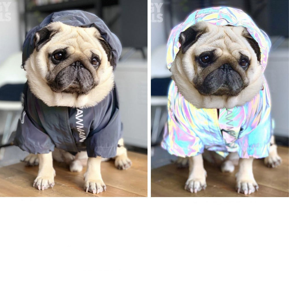 Windproof and Rainproof North Dog Face Dog Large Dog Raincoat Dog Pet Stormtrooper Coat - Korvel