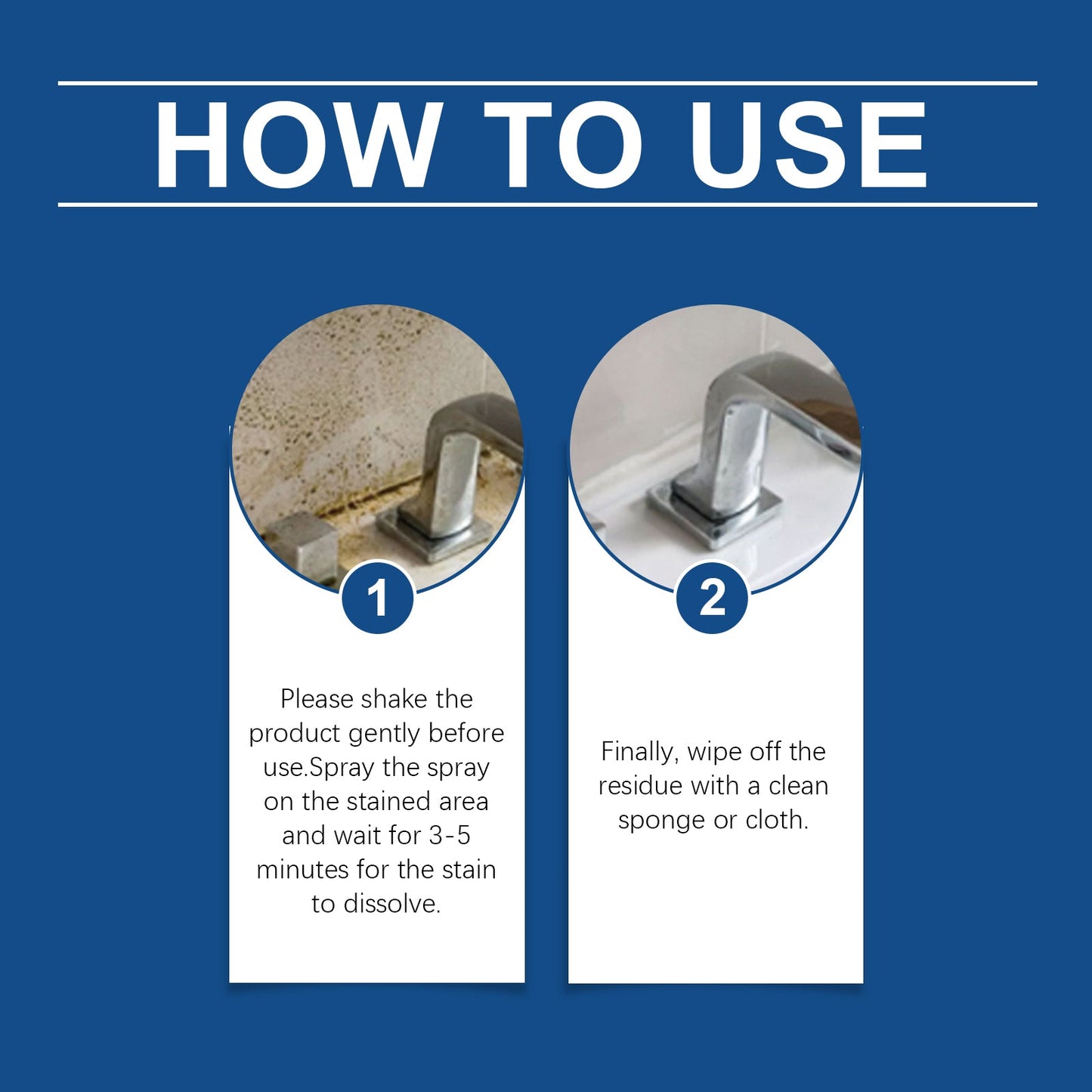 Anti-Mildew Foam Cleaning Spray Room Wall Odor Moisture Mildew Multi-Effect Anti-Mildew Cleaner - Korvel