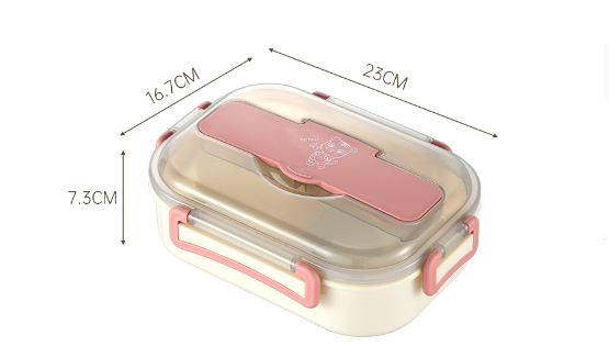 Boîte à lunch portable scellée et micro-ondable premium