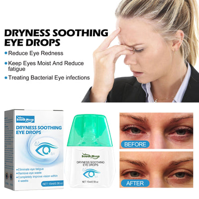 Eye Drops Dryness Soothing, Relieve Eye Fatigue, Dry Eyes, Red Eyes, Blurred Vision Eyes Care Lotion - Korvel