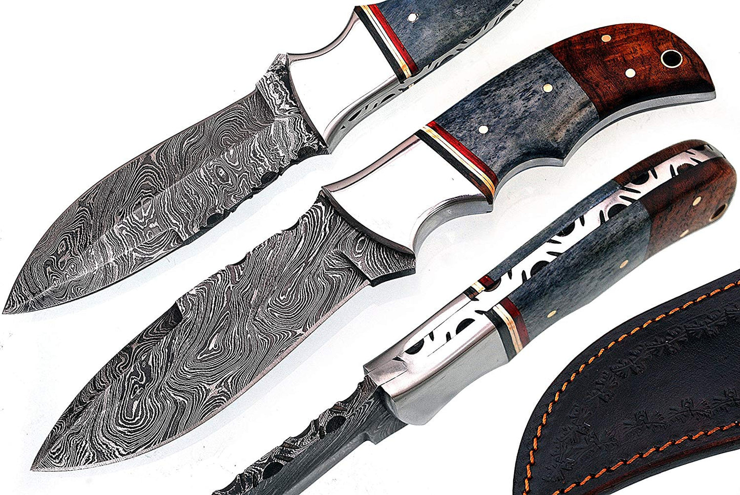 Artisan Crafted Damascus Steel Hunting and Skinning Knife - Korvel