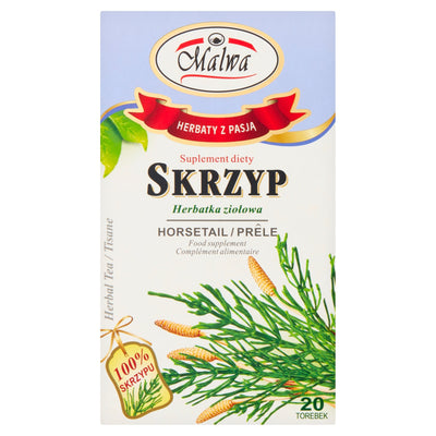 MALWA Herbal Horsetail Tea - 20 Premium Bags