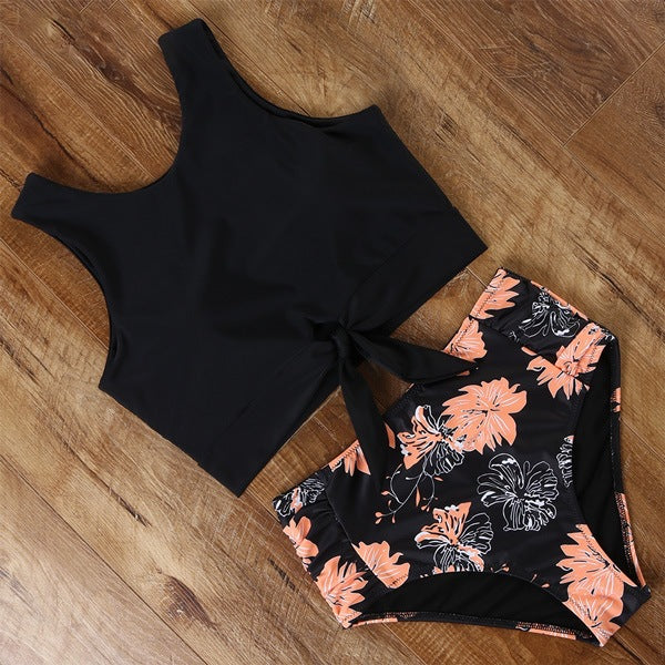 Modern High Waist Leopard Bikini Set for Women