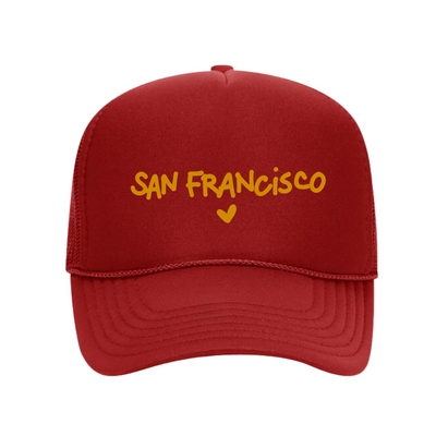 I Love San Francisco Trucker Hat