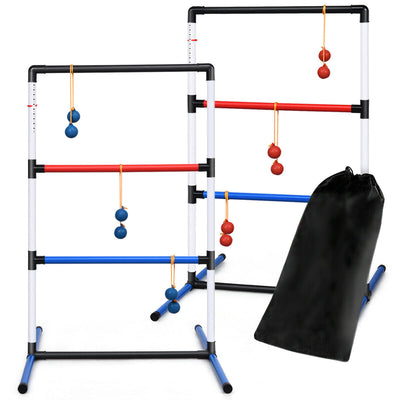 Ladder Ball Toss Game with Score Tracker & Carrying Bag