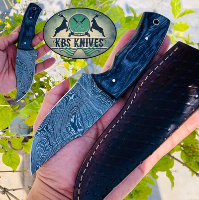 Premium Full Tang Damascus Steel Hunting Knife - Korvel
