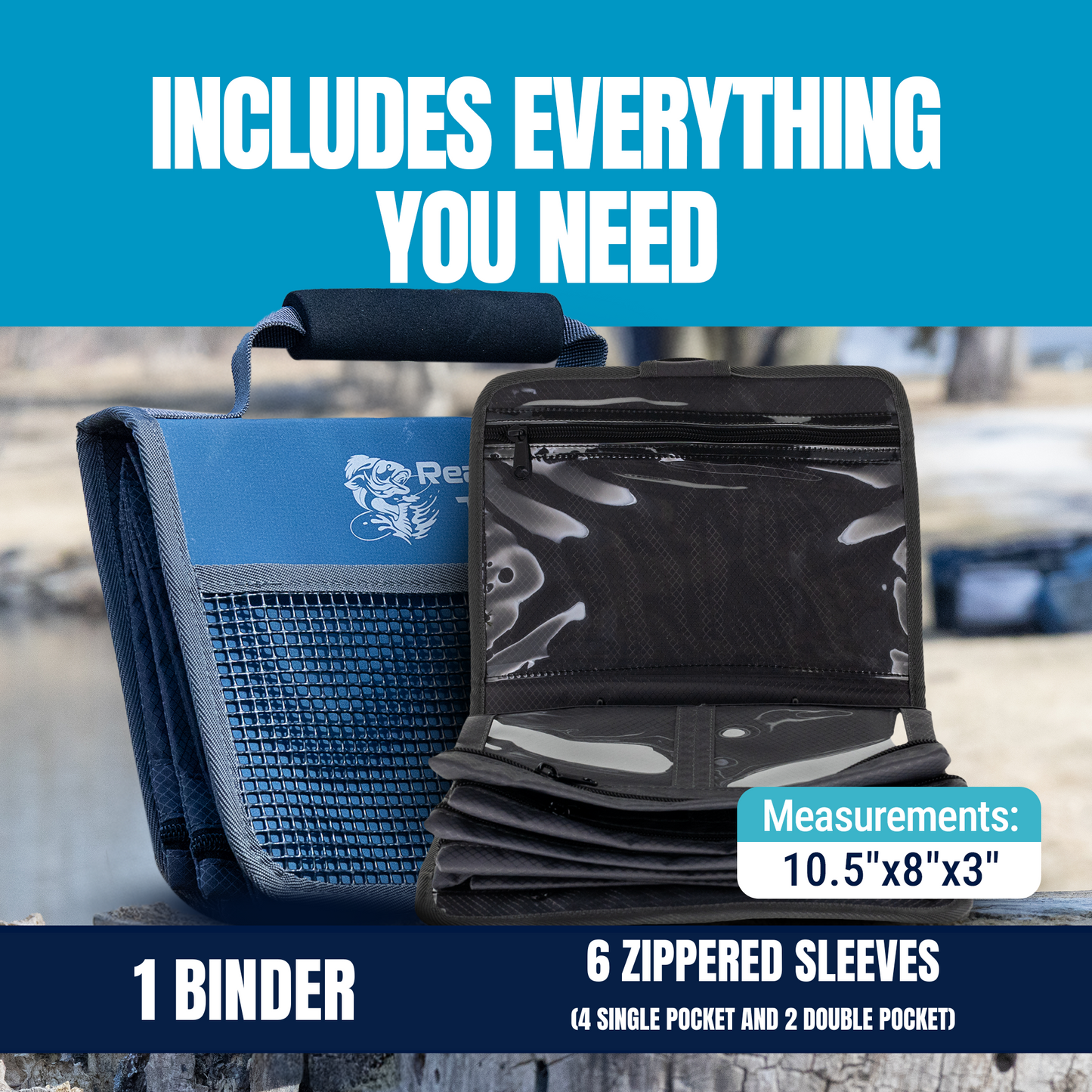 Carpeta y almacenamiento de aparejos Reaction Tackle Speed - Nuevo