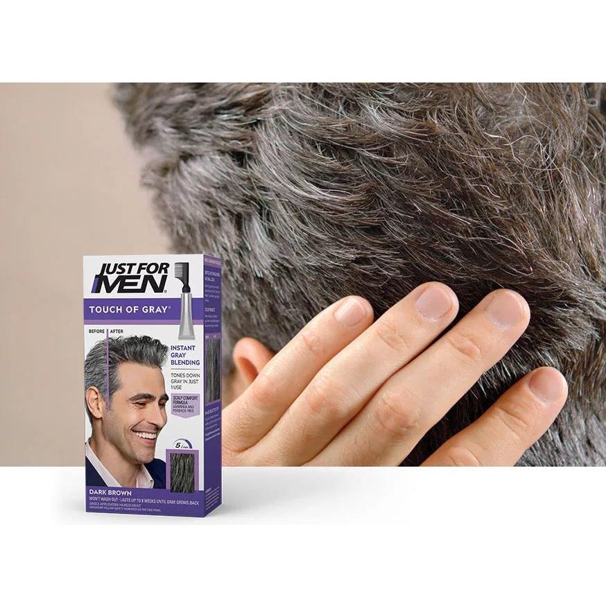Just For Men Touch of Gray Hair Treatment - Negro-Gris, 1.4 oz