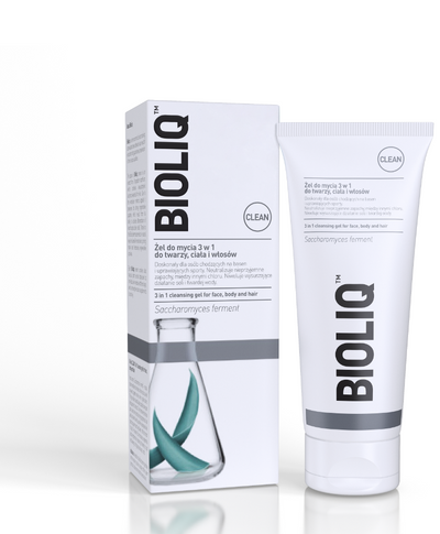 Bioliq Clean 3in1 Cleansing Gel for Face, Body, and Hair - 180ml