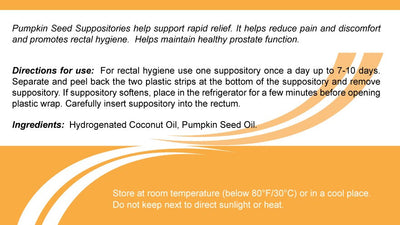 PhytoLab Pumpkin Seed Oil Suppositories - 10 Count