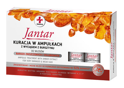 Jantar Ampoule Treatment with Amber Extract for Damaged Hair