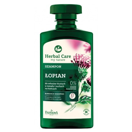 Champú para el cabello de bardana Farmona Herbal Care 330ml