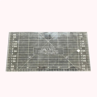 Gabarit de règle acrylique premium 4" x 8" pour la couture