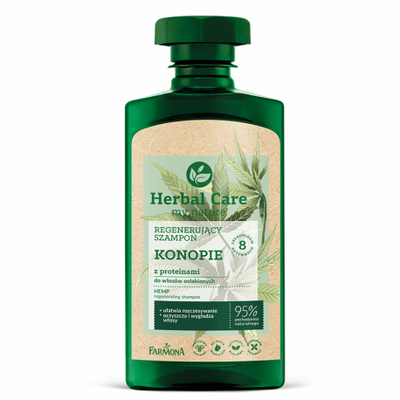Champú Regenerador Farmona Herbal Care con Aceite de Cáñamo 330ml