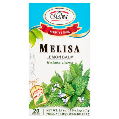 MALWA Herbal Lemon Balm Tea - 20 Bags
