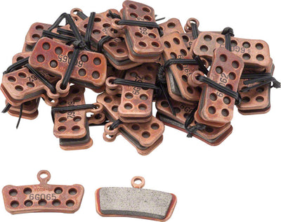Plaquettes de frein à disque SRAM Sintered - Dos en acier, boîte en vrac de 20