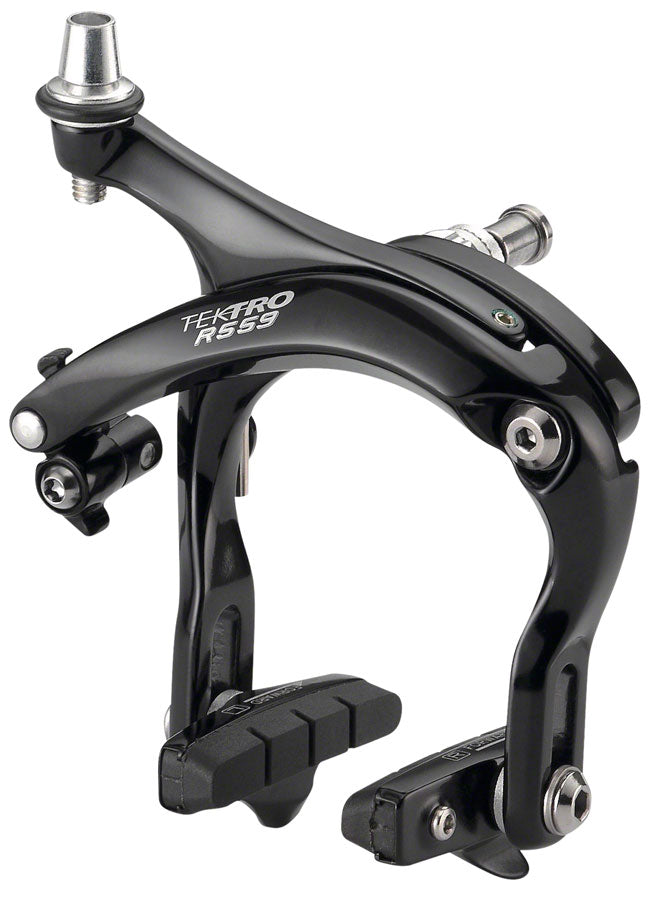 Caliper de freno delantero Tektro R559 - Negro pulido alto