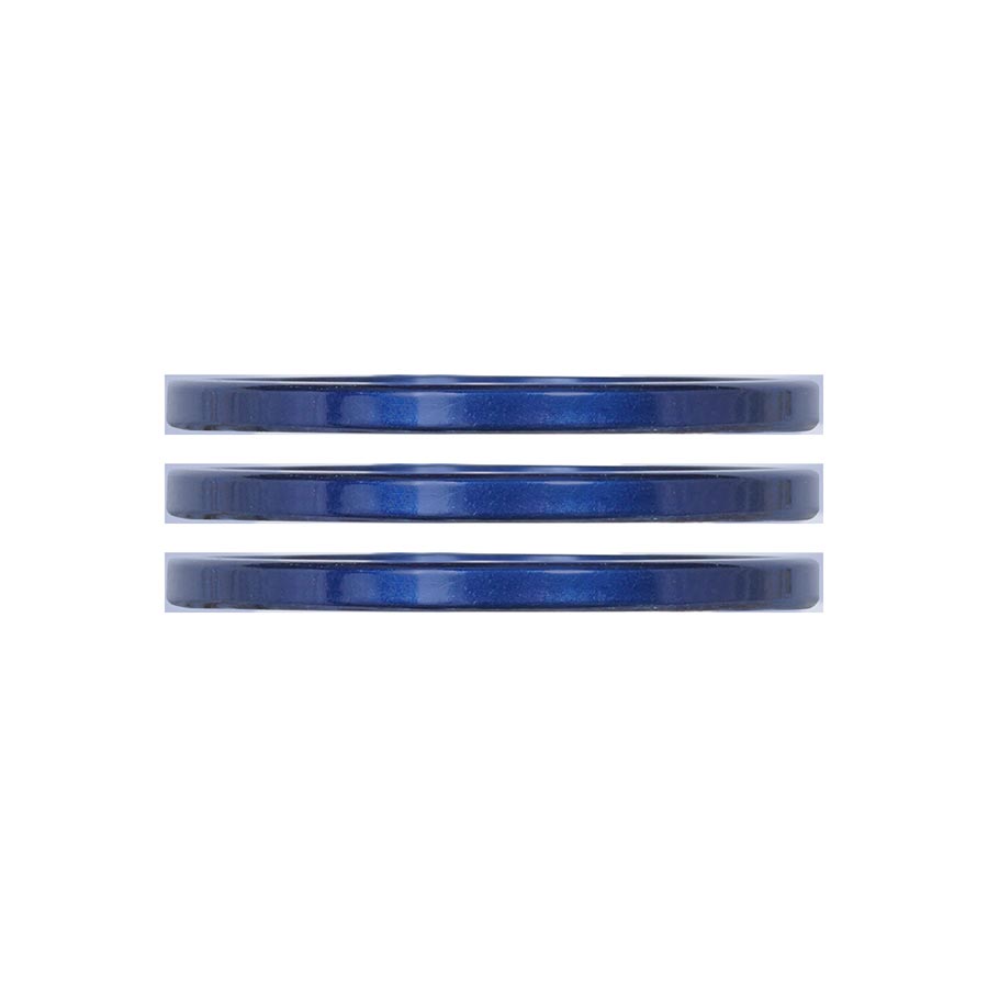 Entretoise de jeu de direction Industry Nine iRiX - Aluminium bleu de 2,5 mm (3 pcs)