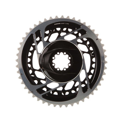 SRAM Red AXS 2x Chainring - 35/48 Dents, Montage Direct, Aluminium Gris