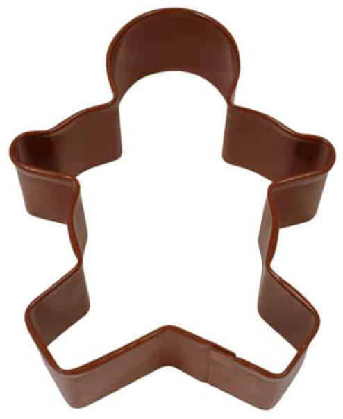 Emporte-pièce Bonhomme en Pain d'Épices - 3,75" Marron