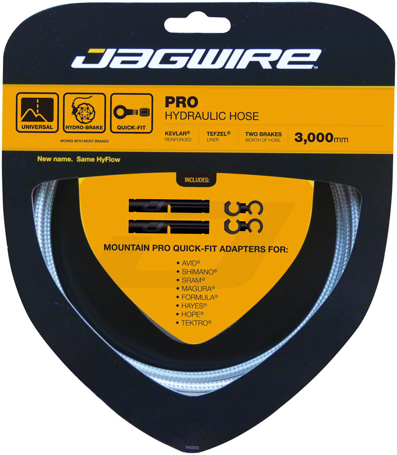 Kit de Manguera de Freno de Disco Hidráulico Jagwire Pro - 3000mm Plata Estéril