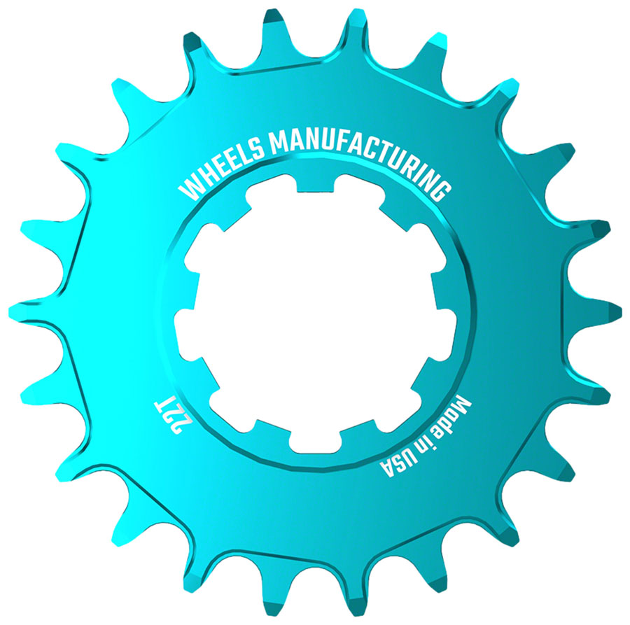 Engranaje SOLO-SPEED de Wheels Manufacturing - 22t Teal