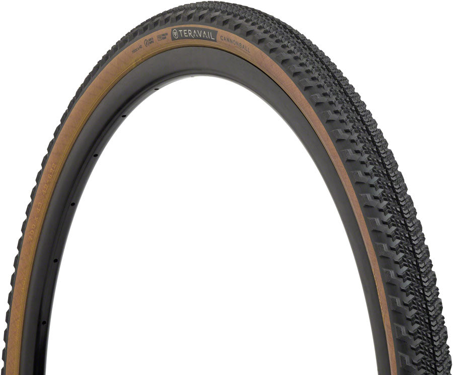 Neumático Teravail Cannonball - 700 x 42 - Plegable Tubeless Color Tan