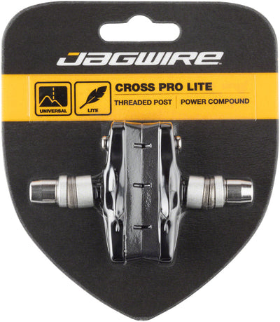 Plaquettes de frein Jagwire Cross Pro - Postes filetés, Noir