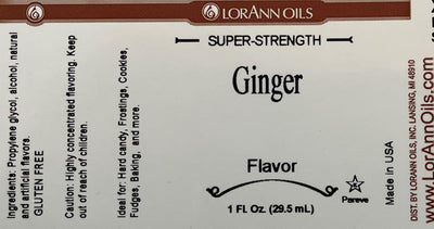 Ginger Flavor Extract - 1 oz. (6 Pack)