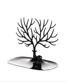Creative Deer Horn Tree Jewelry Organizer for Women