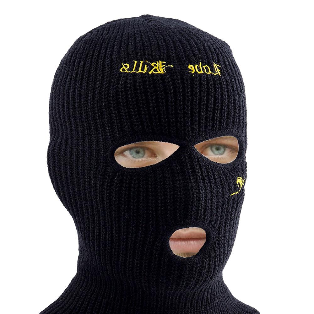 Mascarilla Balaclava Bordada Premium para Actividades de Invierno