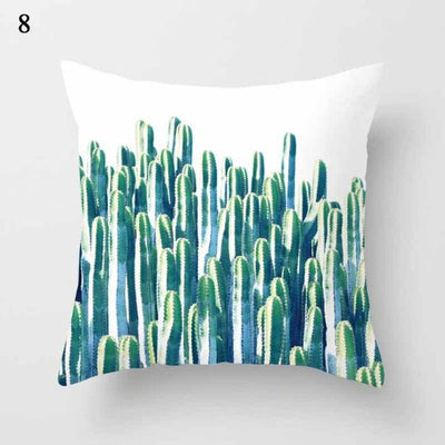 Elegant Blue Pattern Cushion Cover for Home Decor